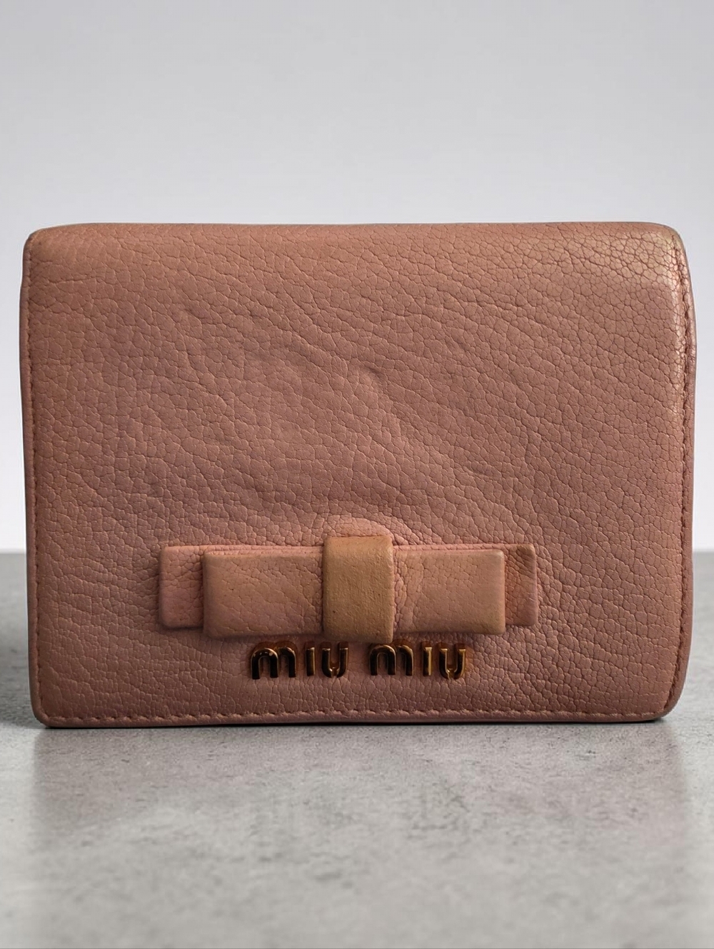 Miu Miu Pink Bow Wallet
